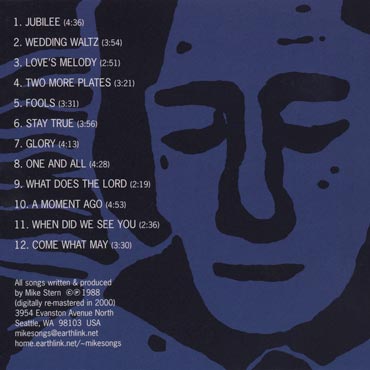 come what may compact disc back cover